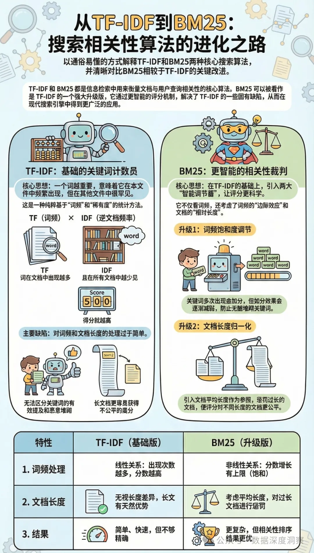 BM25 算法示意图